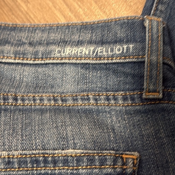 Current/Elliott 1557 The Fling Blue Straight version Classic boyfriend Jean - - Picture 6 of 8